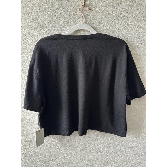 GOOD AMERICAN COTTON CROPPED TEE - Picture 14 of 16